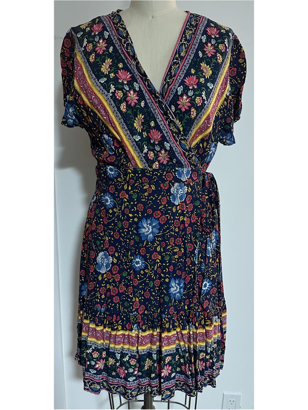 Zesica Wrap Mini Dress